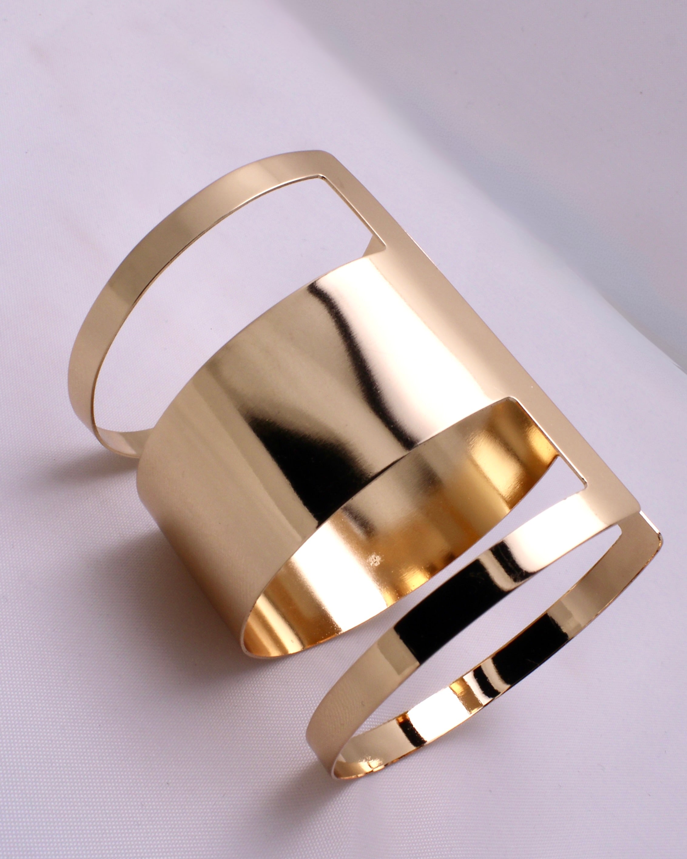 frican wide cuff open bangle for women