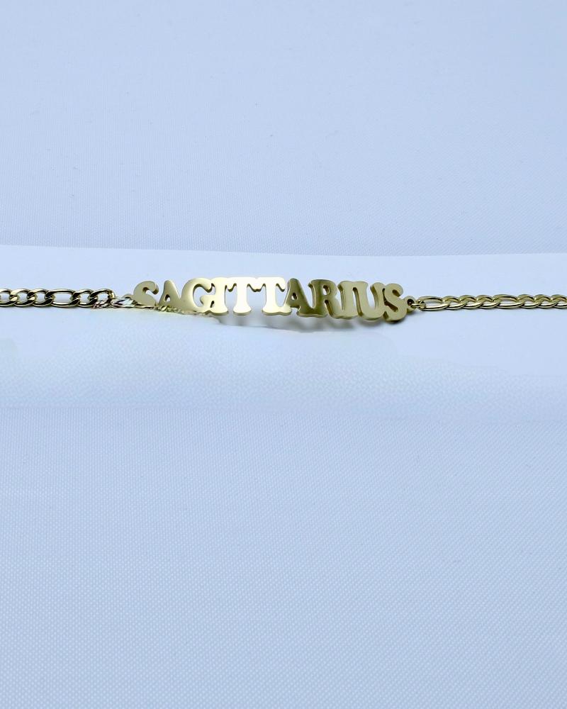 11 Stainless Steel Curb Zodiac Names Chains | Patterson Jewelry