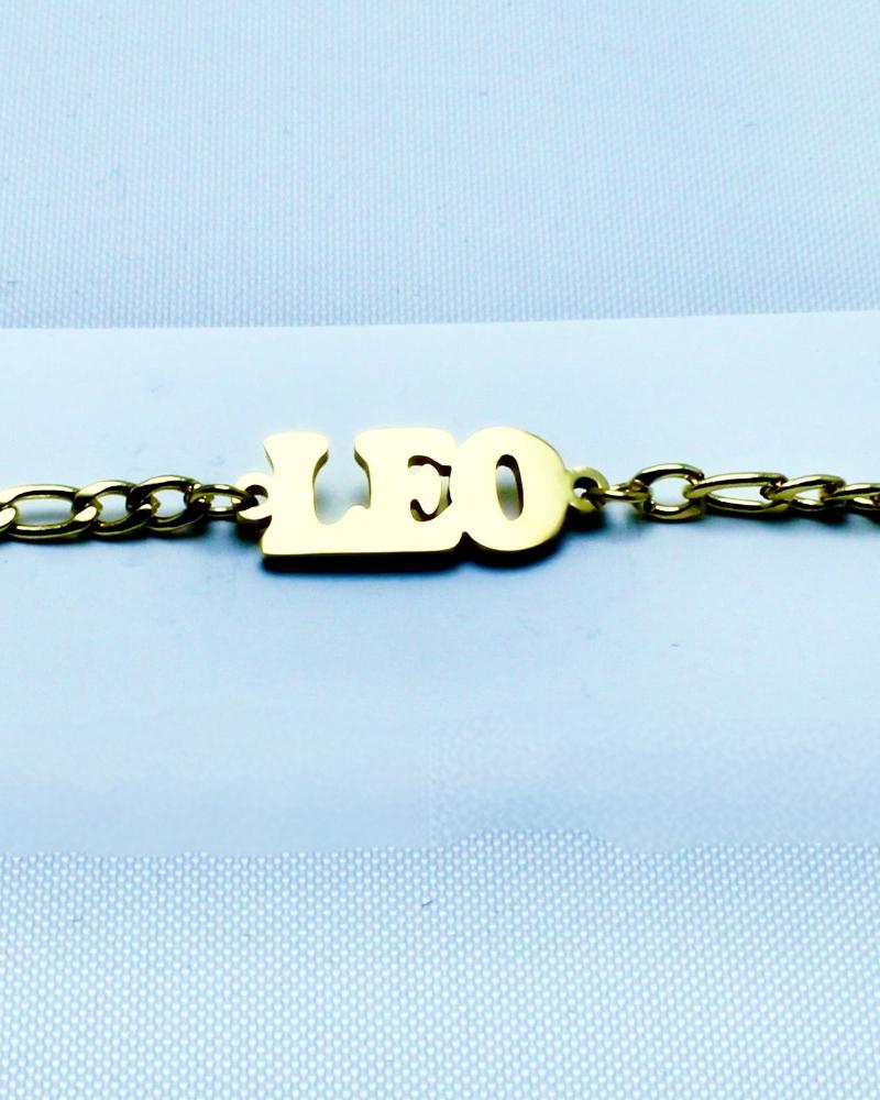 11 Stainless Steel Curb Zodiac Names Chains | Patterson Jewelry