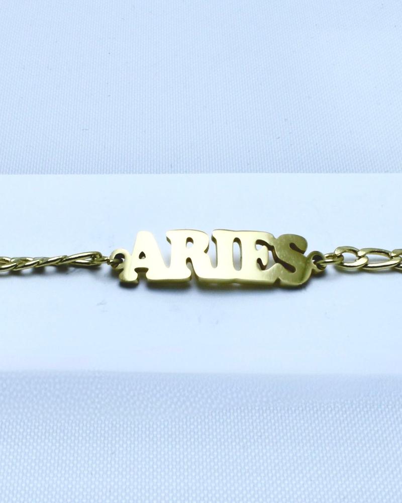 11 Stainless Steel Curb Zodiac Names Chains | Patterson Jewelry